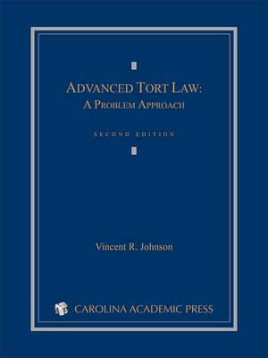 cover image of Advanced Tort Law